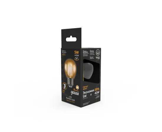 Фото Лампа Gauss Filament Шар 5W 420lm 2700К Е27 LED 1/10/50 Артикул: 105802105Фото Лампа Gauss Filament Шар 5W 420lm 2700К Е27 LED 1/10/50 Артикул: 105802105 Фото Лампа Gauss Filament Шар 5W 420lm 2700К Е27 LED 1/10/50 Артикул: 105802105Фото Лампа Gauss Filament Шар 5W 420lm 2700К Е27 LED 1/10/50 Артикул: 105802105