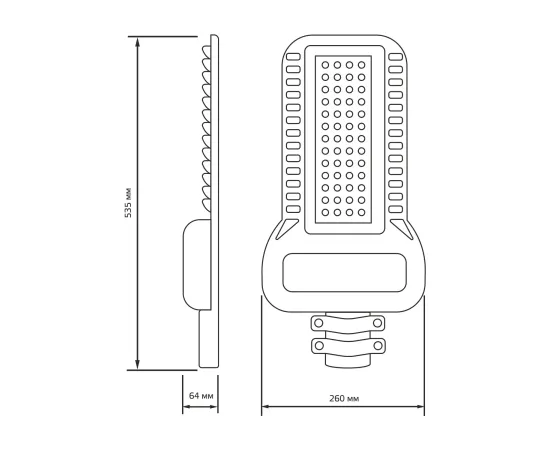 Светильник Уличный Gauss LED Qplus IP65 535*260*64 150W 18000lm 5000K 120-260V КСС "Ш" 1/2
Артикул: 629535315 Светильник Уличный Gauss LED Qplus IP65 535*260*64 150W 18000lm 5000K 120-260V КСС "Ш" 1/2
Артикул: 629535315