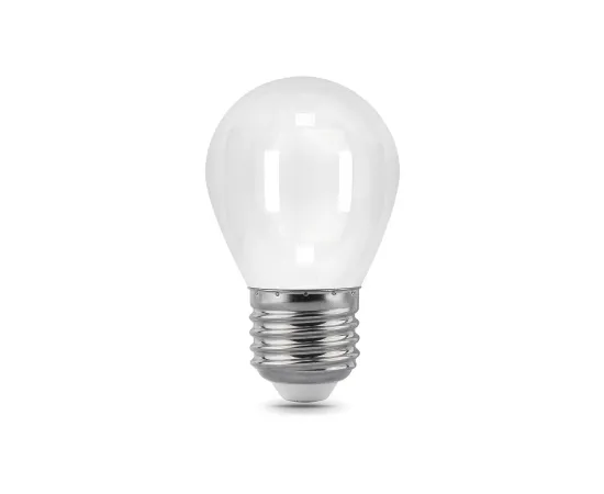 Фото Лампа Gauss Filament Шар 9W 610lm 4100К Е27 milky диммируемая LED 1/10/50 Артикул: 105202209-D