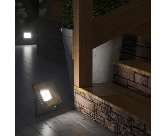 Прожектор Gauss Qplus 50W 4250lm 6500K 200-240V IP65 графитовый LED 1/10, изображение 6