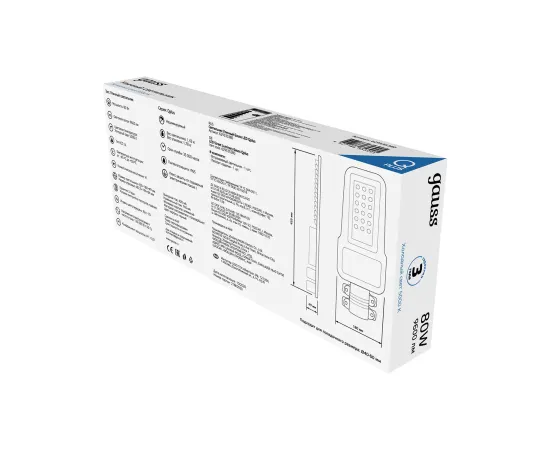 Светильник Уличный Gauss LED Qplus IP65 455*180*49 80W 9600lm 5000K 120-260V КСС "Ш" 1/4
Артикул: 629535380