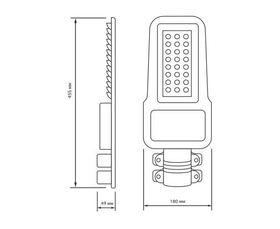 Светильник Уличный Gauss LED Qplus IP65 455*180*49 80W 9600lm 5000K 120-260V КСС "Ш" 1/4
Артикул: 629535380