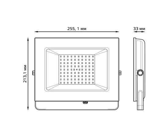 Прожектор Gauss LED 100W 6700lm IP65 3000К черный 1/14, изображение 4