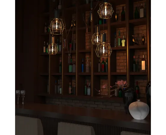 Лампа Gauss Filament G200 6W 890lm 2700К Е27 golden straight LED 1/6
Артикул: 154802118