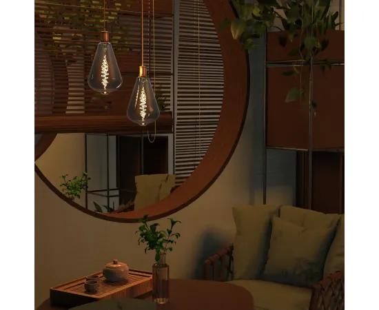 Лампа Gauss Filament ST164 8.5W 165lm 1800К Е27 gray flexible LED 1/6
Артикул: 157802005