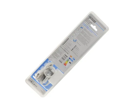 Светильник сенсорный Gauss модель A 6W 400lm 4000K 170-260V 300mm диммируемый IR 1/10/40
Артикул: 9018531206 Светильник сенсорный Gauss модель A 6W 400lm 4000K 170-260V 300mm диммируемый IR 1/10/40
Артикул: 9018531206