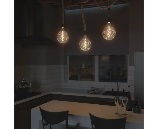 Лампа Gauss Filament G150 5W 250lm 1800К Е27 rainbow LED 1/6
Артикул: 1007802103