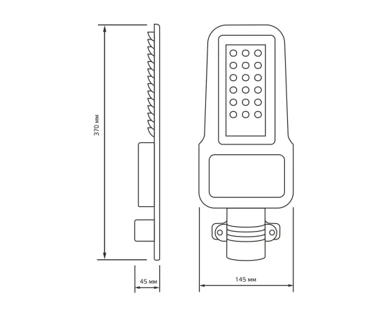 Светильник Уличный Gauss LED Qplus IP65 370*145*45 50W 6000lm 5000K 120-260V КСС "Ш" 1/6
Артикул: 629535350