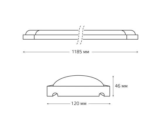 Св-к светодиодный матовый Gauss IP20 1185*120*46мм 36W 3540lm 6500K WLF-4 сталь 1/12
Артикул: 844611336