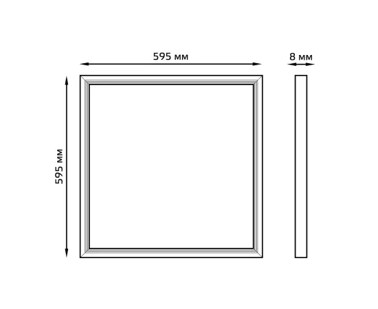 Светильник офисный Gauss 40W 1300lm 6500K IP20 595*595мм небо LED 1/4
Артикул: 846511340