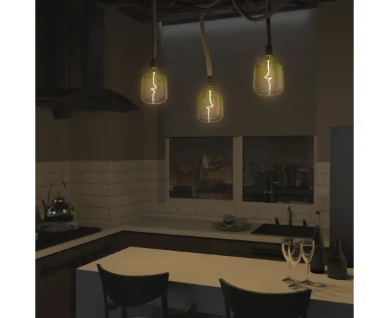 Лампа Gauss Filament V140 5W 200lm 1800К Е27 green-clear flexible LED 1/6
Артикул: 1009802105