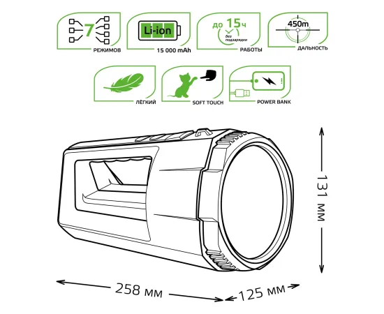 Фото Фонарь прожекторный Gauss модель GFL702 17W 900lm Power Bank Li-ion 10000mAh диммируемый LED 1/12 Артикул: GF702Фото Фонарь прожекторный Gauss модель GFL702 17W 900lm Power Bank Li-ion 10000mAh диммируемый LED 1/12 Артикул: GF702 Фото Фонарь прожекторный Gauss модель GFL702 17W 900lm Power Bank Li-ion 10000mAh диммируемый LED 1/12 Артикул: GF702Фото Фонарь прожекторный Gauss модель GFL702 17W 900lm Power Bank Li-ion 10000mAh диммируемый LED 1/12 Артикул: GF702
