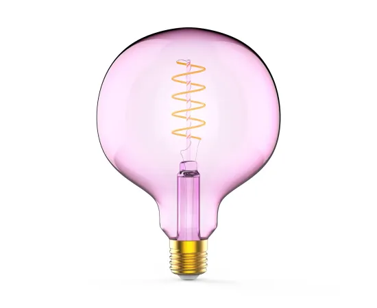 Лампа Gauss Filament G125 5W 190lm 1800К Е27 pink flexible LED 1/10
Артикул: 1011802105