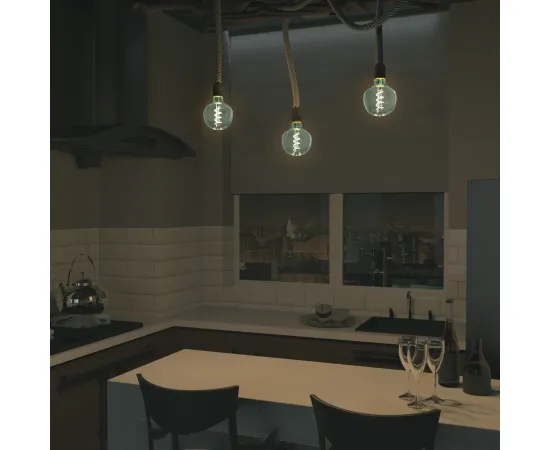 Лампа Gauss Filament G125 5W 190lm 1800К Е27 sky blue flexible LED 1/10
Артикул: 1013802105