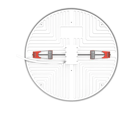 Фото Светильник встраиваемый Gauss Elementary Adjustable Frameless модель FL круг 35W, 3200lm, 4000K, Ø223mm, монтаж 55-190, 1/30 Артикул: 9034460236