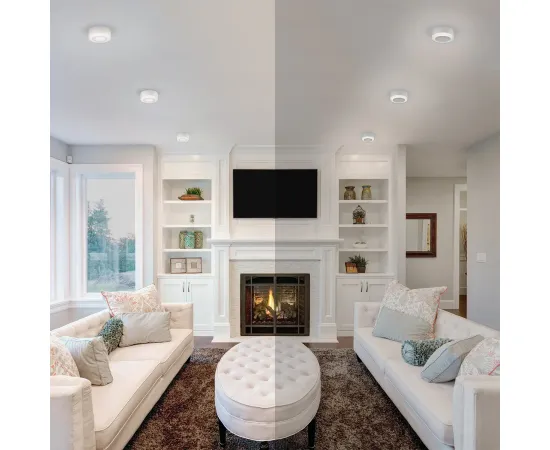 Фото Светильник Gauss Backlight накладной BL216 Кругл. Акрил, 6+3W, LED 3000K, Ø145, 1/30  Артикул: BL216