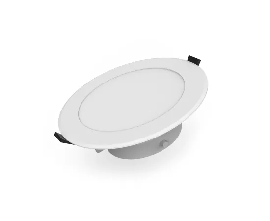 Фото Светильник Gauss Elementary Downlight круг 9,5W 790lm 4000K 185-250V IP54 110*44 монтаж белый LED 1/40 Артикул: 999420209