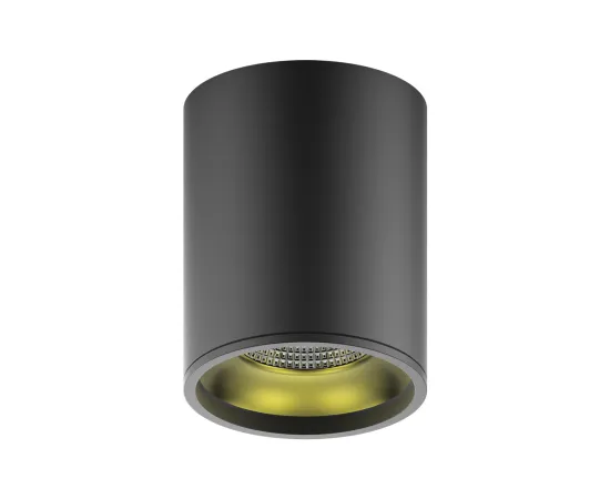 Светильник Gauss Overhead накл цил 12W 900lm 3000K 170-240V IP20 79*100мм черный LED 1/10, изображение 2 Светильник Gauss Overhead накл цил 12W 900lm 3000K 170-240V IP20 79*100мм черный LED 1/10, изображение 2