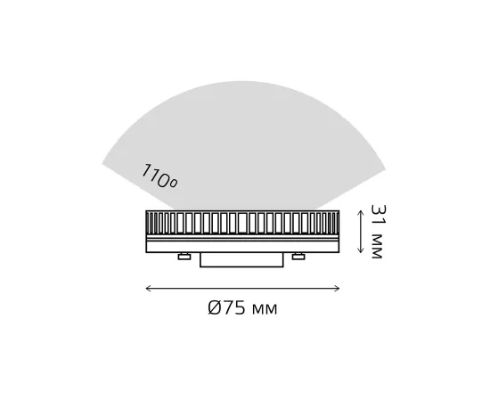 Фото Лампа Gauss Smart Light 6W 530lm 2700-6500К GX53 изм.цвет.темп.+диммирование LED 1/10/100 Артикул: 1400112