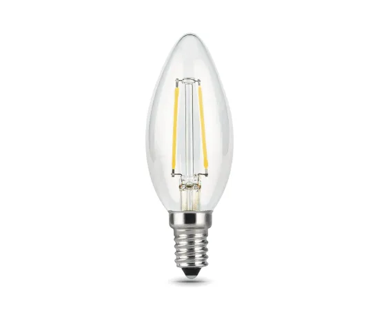Фото Лампа Gauss Filament Свеча 11W 810lm 2700К Е14 LED 1/10/50 Артикул: 103801111
