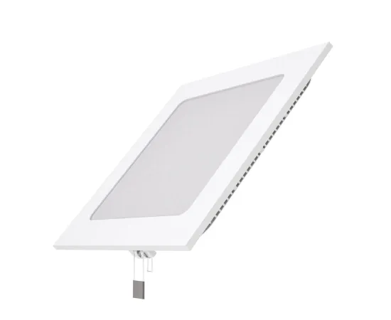 Фото Светильник Gauss Slim квадрат 12W 800lm 3000K 180-265V IP20 монтаж Ø155*155 170*170*22 LED 1/20 Артикул: 940111112