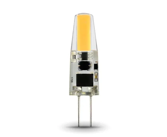 Фото Лампа Gauss G4 AC220-240V 2W 200lm 4100K силикон LED 1/10/200 Артикул: 107707202