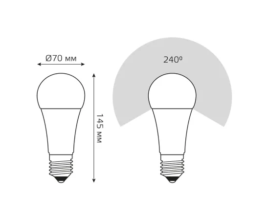 Фото Лампа Gauss Elementary A67 30W 2360lm 4100K E27 LED 1/10/50 Артикул: 73229Фото Лампа Gauss Elementary A67 30W 2360lm 4100K E27 LED 1/10/50 Артикул: 73229