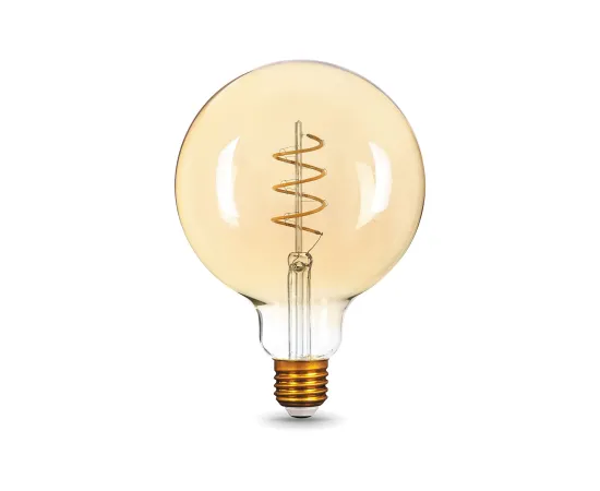 Фото Лампа Gauss Filament G125 6W 360lm 2400К Е27 golden flexible LED 1/20 Артикул: 158802008Фото Лампа Gauss Filament G125 6W 360lm 2400К Е27 golden flexible LED 1/20 Артикул: 158802008