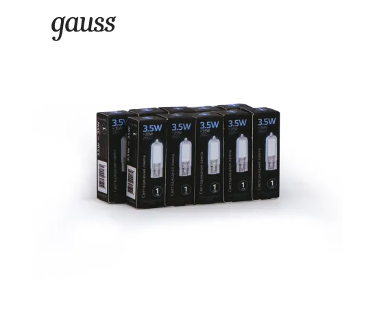 Фото Лампа Gauss G4 AC220-240V 3.5W 260lm 4100K стекло LED 1/10/200 Артикул: 107807203Фото Лампа Gauss G4 AC220-240V 3.5W 260lm 4100K стекло LED 1/10/200 Артикул: 107807203 Фото Лампа Gauss G4 AC220-240V 3.5W 260lm 4100K стекло LED 1/10/200 Артикул: 107807203Фото Лампа Gauss G4 AC220-240V 3.5W 260lm 4100K стекло LED 1/10/200 Артикул: 107807203