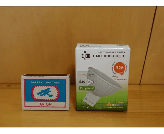 НАНОСВЕТ LE-4MR16A-GU5.3-827 упаковка