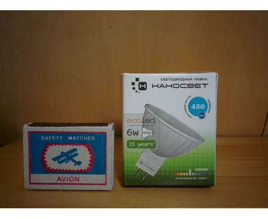 НАНОСВЕТ LE-MR16A-6/GU5.3/840 упаковка