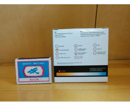 Gauss LED Elementary GX53 6W 2700K 1/10/50 характеристики