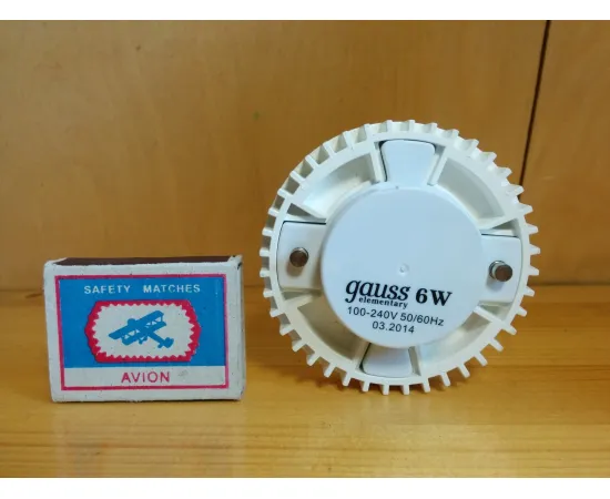 Gauss LED Elementary GX53 6W 2700K 1/10/50 лампа