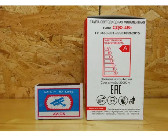 Светодиодная лампа Лисма СДФ-4Вт арт. Лисма_015517 Характеристики