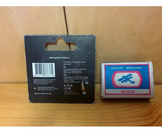 Gauss LED G4 1,5W AC/DC 12V 2700K 2 шт характеристики