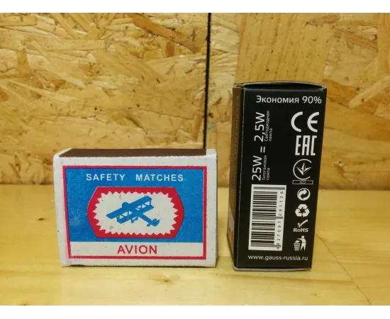 Gauss LED G9 2.5W 230V 4100K упаковка Gauss LED G9 2.5W 230V 4100K упаковка