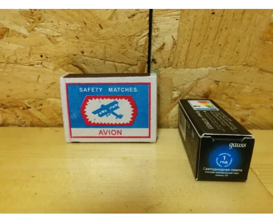 Gauss LED G9 AC185-265V 3W 4100K упаковка