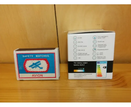 Gauss LED Elementary MR16 GU5.3 5.5W 4100К характеристики