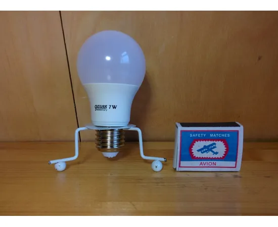 Лампа Gauss LED A60 7W E27 4100K 1/10/100 арт. 23227A