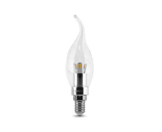 Gauss LED Candle Tailed Crystal clear  3W E14 4100K арт. HA104201203 Лампа