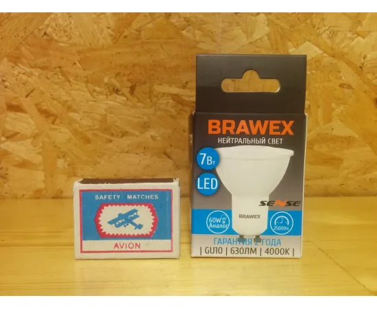 Brawex 4107J-PAR16k1S-7N арт. 4107J-PAR16k1S-7N Упаковка Brawex 4107J-PAR16k1S-7N арт. 4107J-PAR16k1S-7N Упаковка