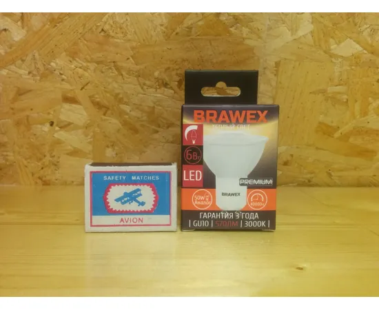 Brawex 4113G-PAR16k1T-6L DIM арт. 4113G-PAR16k1T-6L DIM Упаковка Brawex 4113G-PAR16k1T-6L DIM арт. 4113G-PAR16k1T-6L DIM Упаковка