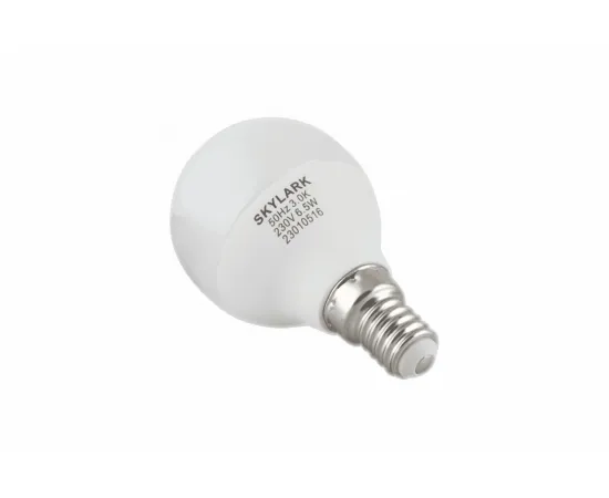 A004 Светодиодная лампа Skylark Simple E14 G45 6,5W 3000K