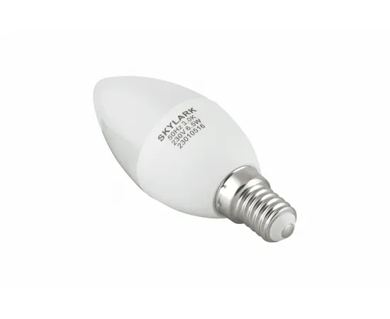 A005 Светодиодная лампа Skylark Simple E14 C37 6,5W 3000K A005 Светодиодная лампа Skylark Simple E14 C37 6,5W 3000K