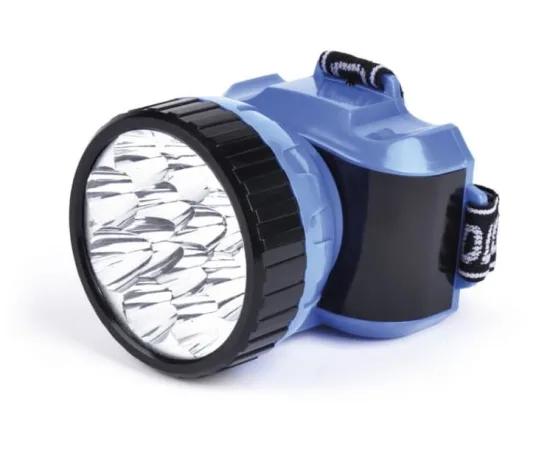 Аккумуляторный налобный фонарь Smartbuy 1ВТ + 8 LED, синий (SBF-25-B)/120 арт. SBF-25-B