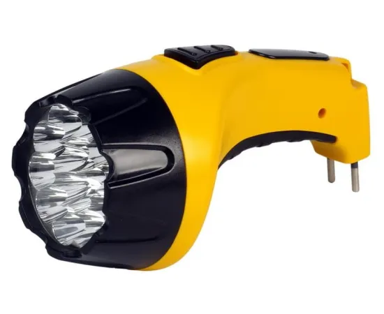 Аккумуляторный светодиодный фонарь Smartbuy 15 LED с прямой зарядкой, желтый (SBF-85-Y)/50 арт. SBF-85-Y