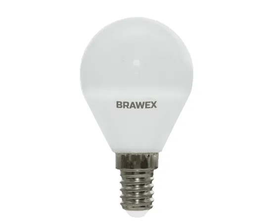 Brawex Premium G45 7W 220-240V 4000K E14 арт. 2007B-G45-7N Лампа