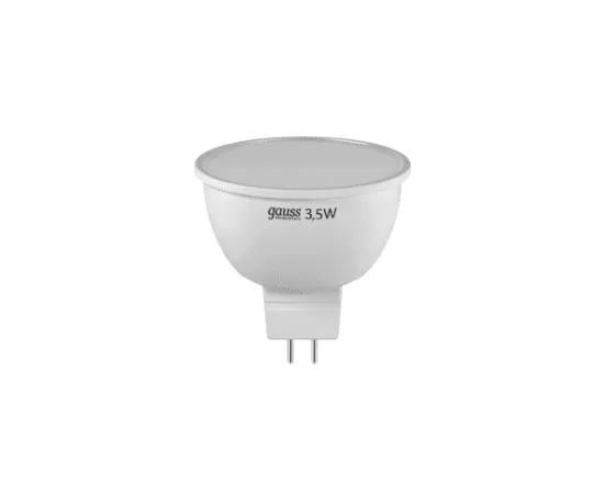 Фото Gauss LED Elementary MR16 GU5.3 3.5W 4100K 1/10/100 арт. 13524
