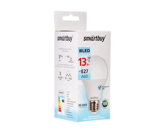Smartbuy A60-13W/4000/E27 арт. SBL-A60-13-40K-E27-A