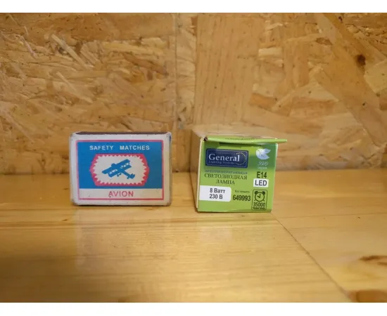 Артикул General GLDEN-CS E14/8W/230V/4500K 1/10/100 арт. 649993